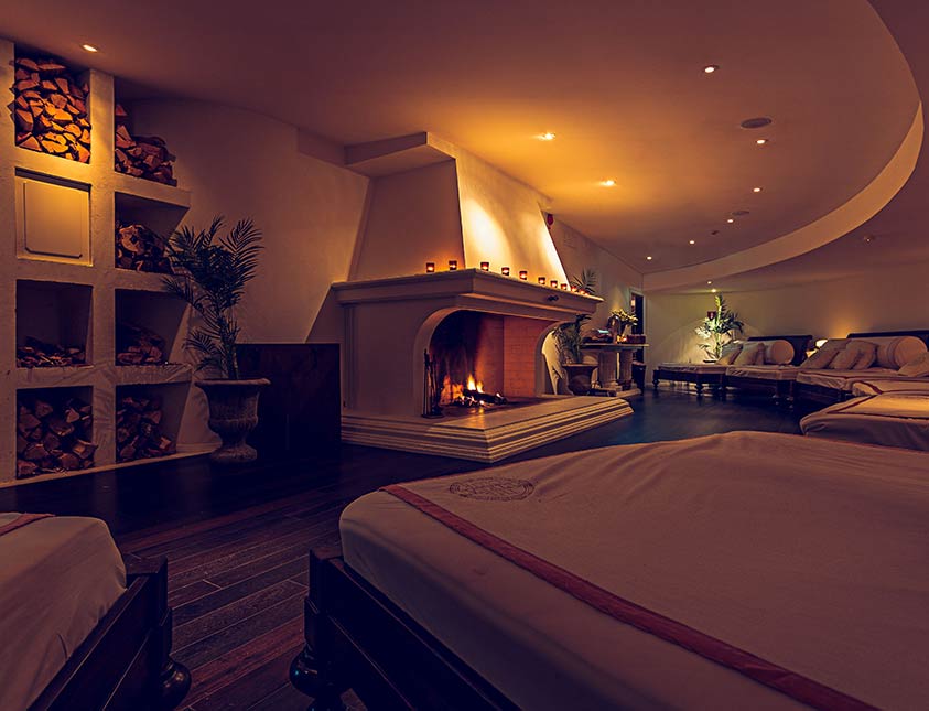 Mysig eldrelax på spa på Falkenberg Strandbad