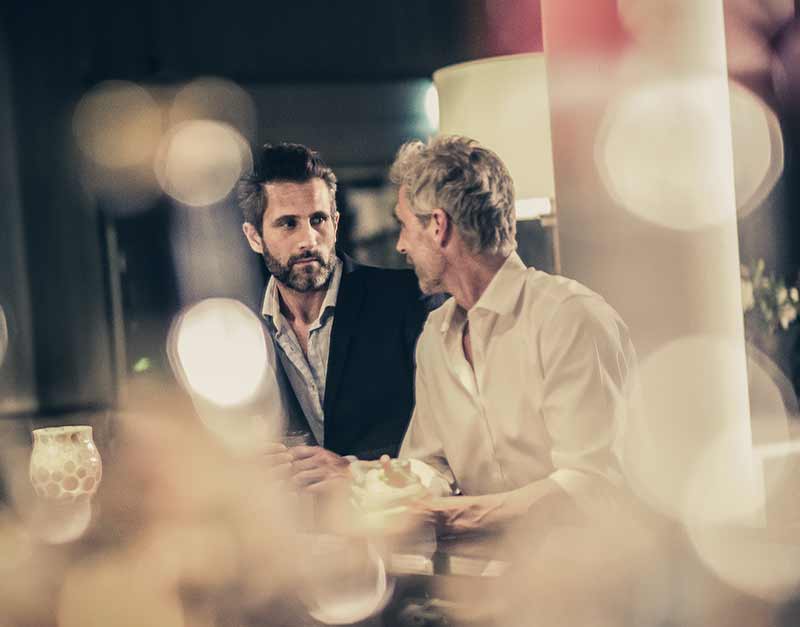 Umgås med vänner på Falkenberg Strandbad