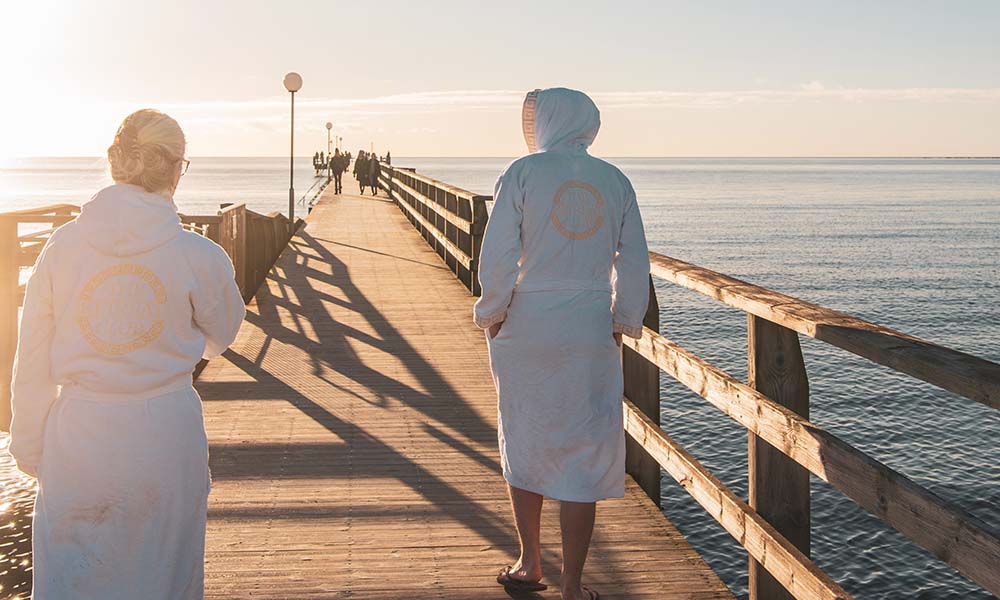 Njut av havet vid Falkenberg Strandbad