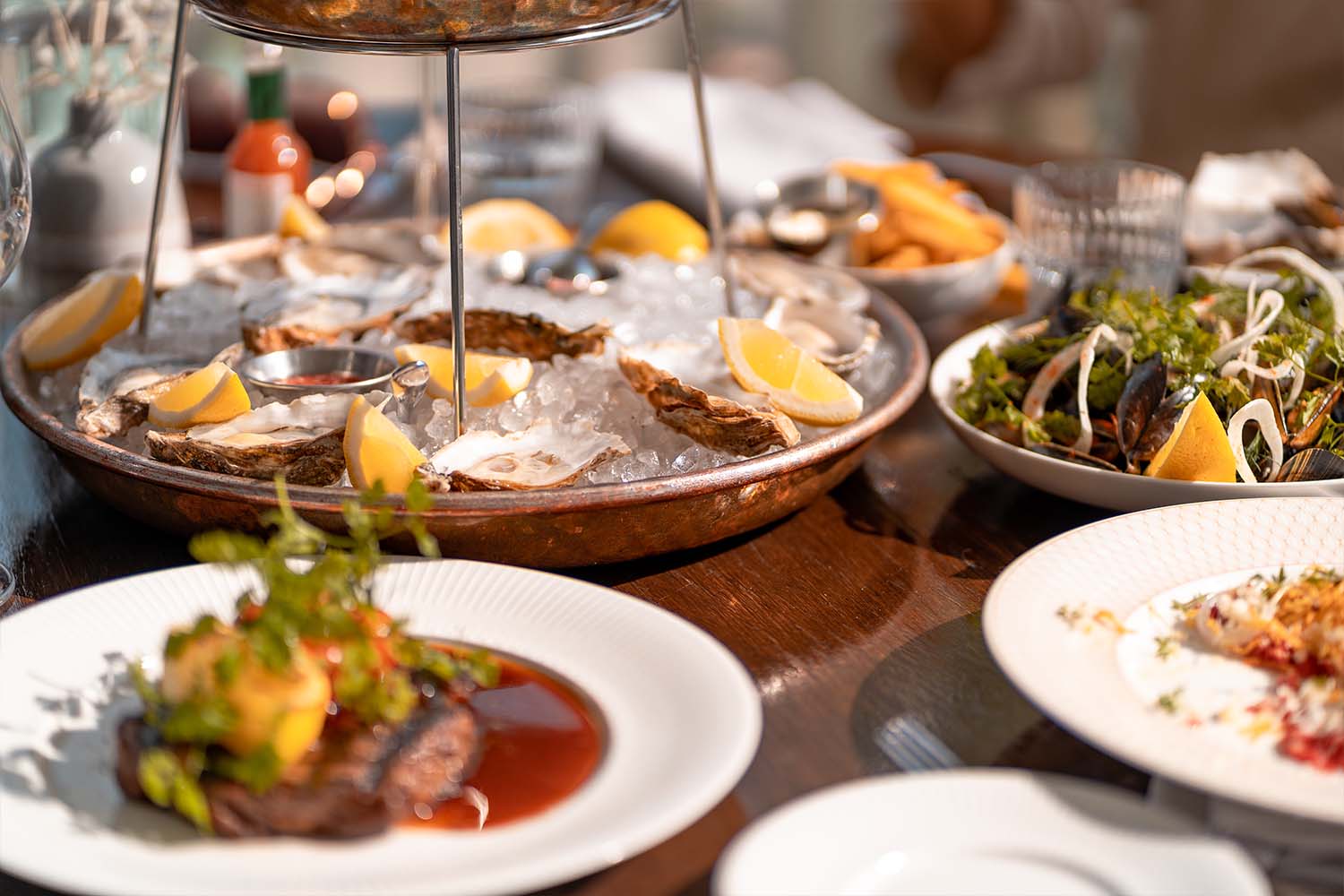 Härlig Seaside brunch på Falkenberg Strandbad