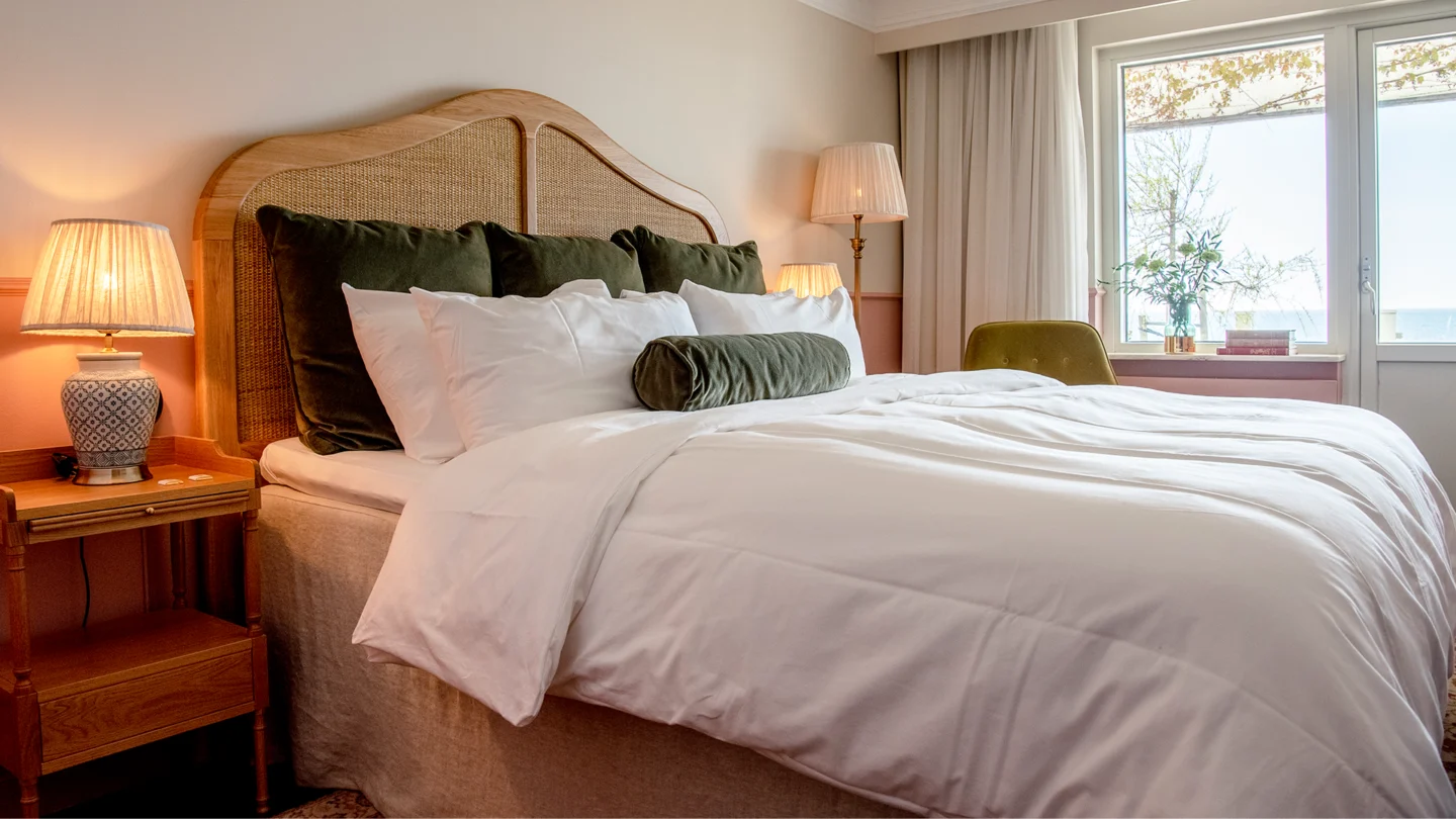 Bo i Deluxerum på hotell - Falkenberg Strandbad